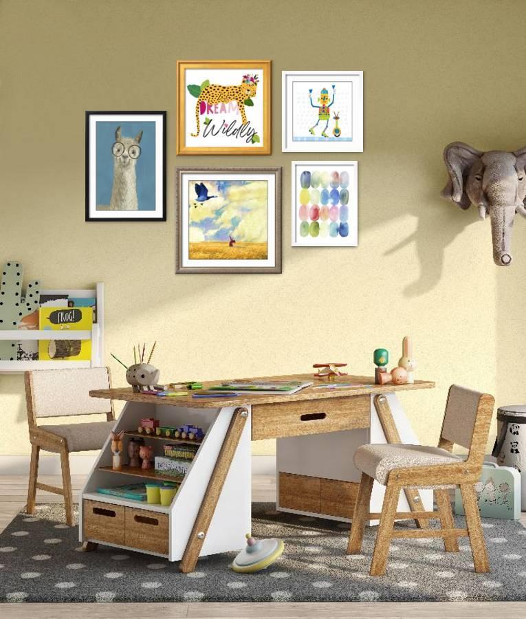 The Little Animal Lover's Gallery - Personalize your little one's space with art that matches their spirit and nutures their imagination.,Small Gallery Wall (51" X 42"" Finished Size)